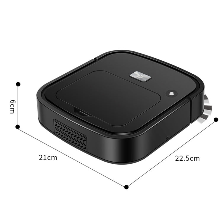 3 in 1 Smart USB Charging Sweeping Machine, Specification:, Spray Type (China Red), Spray Type (Pearl White), Spray Type (Cool Black), China Red, Pearl White, Cool Black
