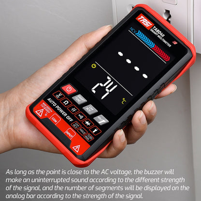 Digital Intelligent Multimeter OHM NCV Voltage Meter, TA804A Auto, TA804B Auto + Manual Color Screen