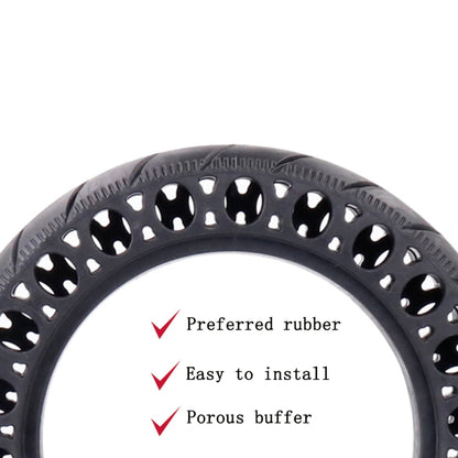 9.5 inch Electric Scooter Shock-Absorbing Honeycomb Solid Tires For Xiaomi Mijia M365, Shock-Absorbing Honeycomb Solid Tires