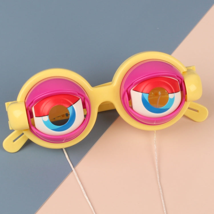 3 PCS Children Funny Glasses Toys Amusing Tricky Props, Pink Yellow, Pink, Black, Green