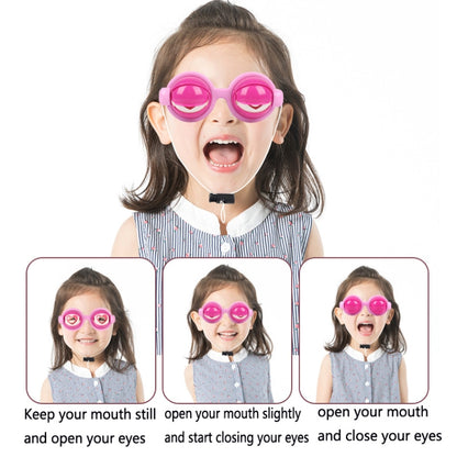 3 PCS Children Funny Glasses Toys Amusing Tricky Props, Pink Yellow, Pink, Black, Green