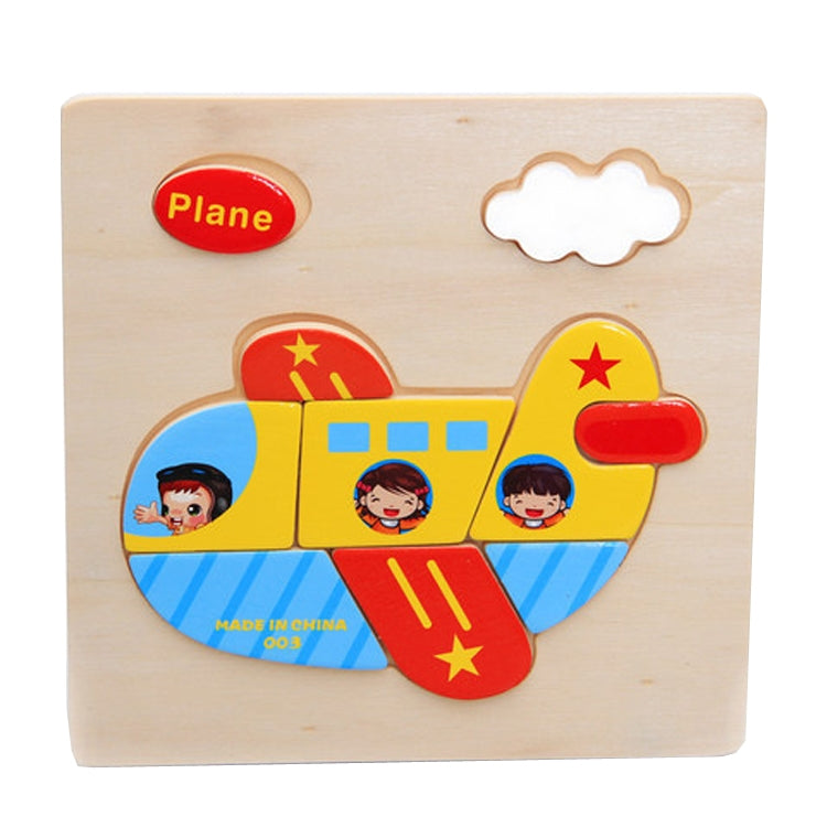 Children Educational Toy Wooden Cartoon Jigsaw Puzzle, Airplane, Cat, Friut, Train, Rooster, Fox, Ship, Pony, Crab, Cow, Fish, Mouse, Grape, Cherry, Pineapple, Bear, Rocket, Helicopter, Deer, Turtle, Truck, Excavator, Helium Balloon, Dragonfly