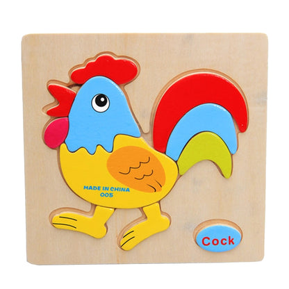 Children Educational Toy Wooden Cartoon Jigsaw Puzzle, Airplane, Cat, Friut, Train, Rooster, Fox, Ship, Pony, Crab, Cow, Fish, Mouse, Grape, Cherry, Pineapple, Bear, Rocket, Helicopter, Deer, Turtle, Truck, Excavator, Helium Balloon, Dragonfly