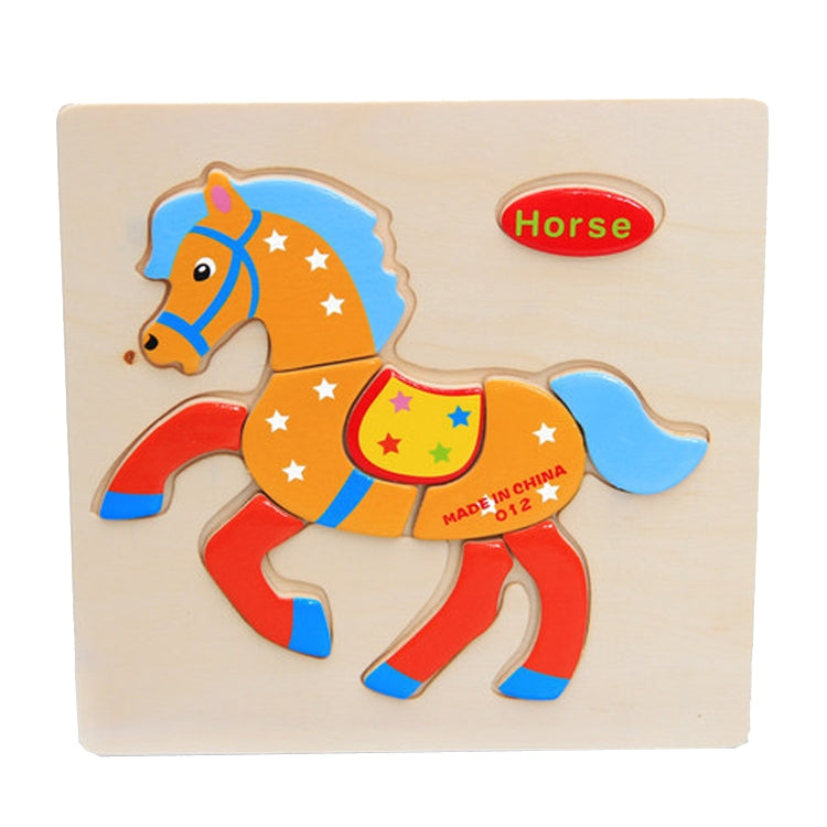 Children Educational Toy Wooden Cartoon Jigsaw Puzzle, Airplane, Cat, Friut, Train, Rooster, Fox, Ship, Pony, Crab, Cow, Fish, Mouse, Grape, Cherry, Pineapple, Bear, Rocket, Helicopter, Deer, Turtle, Truck, Excavator, Helium Balloon, Dragonfly