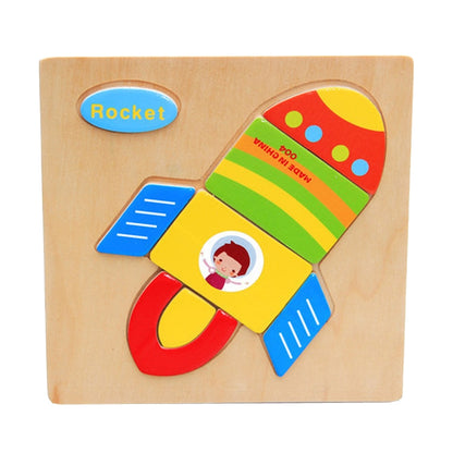 Children Educational Toy Wooden Cartoon Jigsaw Puzzle, Airplane, Cat, Friut, Train, Rooster, Fox, Ship, Pony, Crab, Cow, Fish, Mouse, Grape, Cherry, Pineapple, Bear, Rocket, Helicopter, Deer, Turtle, Truck, Excavator, Helium Balloon, Dragonfly