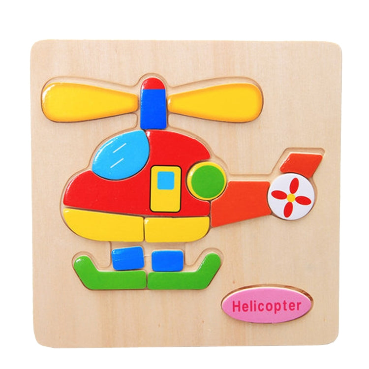 Children Educational Toy Wooden Cartoon Jigsaw Puzzle, Airplane, Cat, Friut, Train, Rooster, Fox, Ship, Pony, Crab, Cow, Fish, Mouse, Grape, Cherry, Pineapple, Bear, Rocket, Helicopter, Deer, Turtle, Truck, Excavator, Helium Balloon, Dragonfly