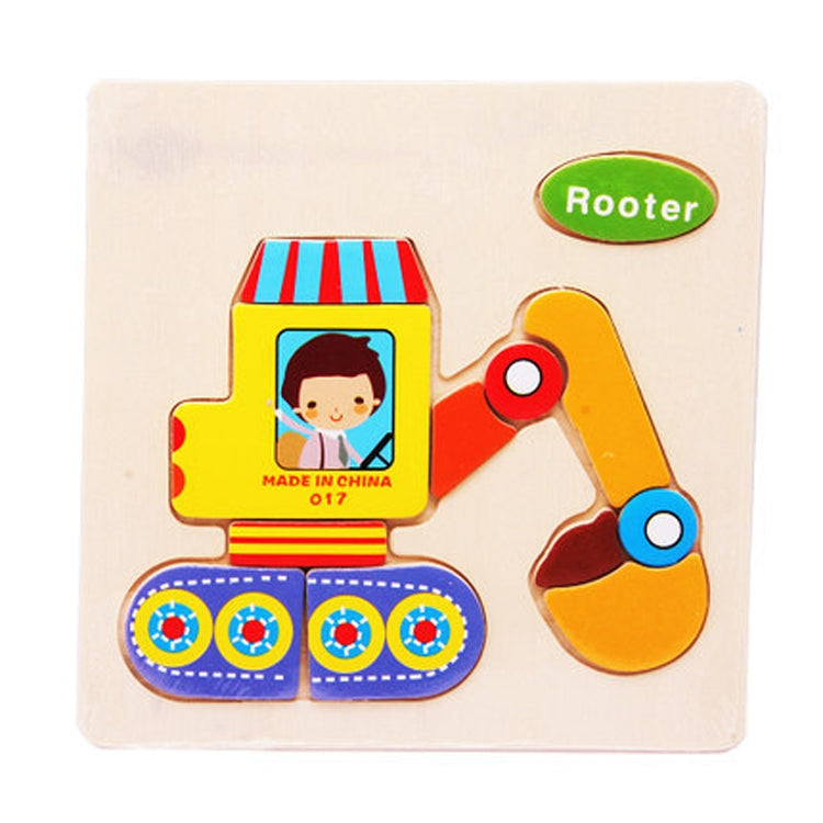 Children Educational Toy Wooden Cartoon Jigsaw Puzzle, Airplane, Cat, Friut, Train, Rooster, Fox, Ship, Pony, Crab, Cow, Fish, Mouse, Grape, Cherry, Pineapple, Bear, Rocket, Helicopter, Deer, Turtle, Truck, Excavator, Helium Balloon, Dragonfly