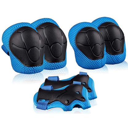 DD-610 6 In 1 Children Riding Sports Protective Gear Set, DD-610 (Green), DD-610 (Red), DD-610 (Blue), DD-610 (Pink), DD-610 (Black), DD-610 (Purple)