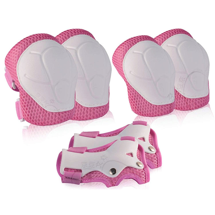DD-610 6 In 1 Children Riding Sports Protective Gear Set, DD-610 (Green), DD-610 (Red), DD-610 (Blue), DD-610 (Pink), DD-610 (Black), DD-610 (Purple)