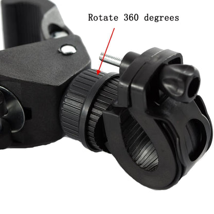 3 PCS Bicycle 360 Degree Rotating Lamp Holder Lamp Clip, 3 PCS Bicycle Lamp Clip