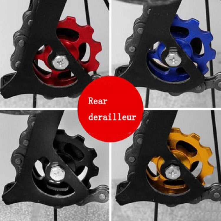 Mountain Bicycle Flywheel Guide Wheel, Red, Blue, Black, Gold, Silver