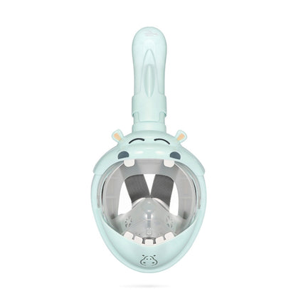 Cartoon Kids Full Dry Diving Mask Swimming Anti-Fog Snorkeling Mask, XS