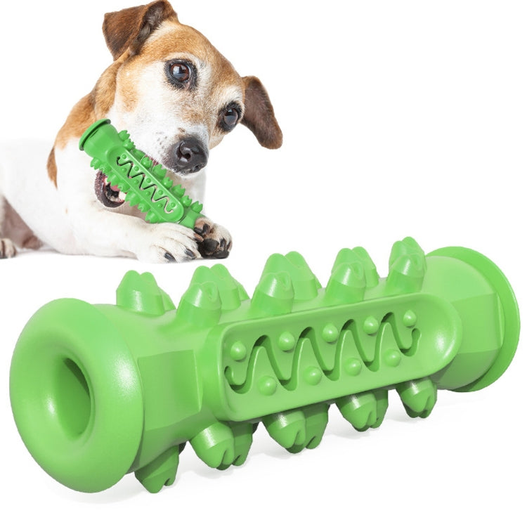 Dog Molar Stick Sound Bite Leakage Dog Toothbrush, Blue, Green, Yellow