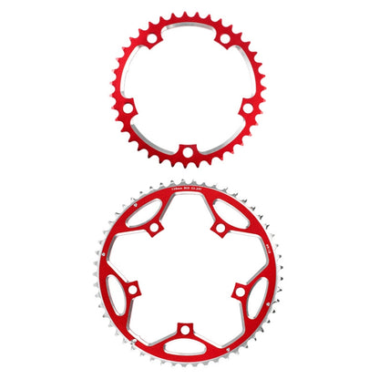 WEST BIKING 2-Piece 53t-39t Road Bike Aluminum Alloy Gear, WEST BIKING 53t-39t, WEST BIKING 2-Piece