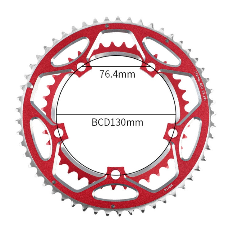 WEST BIKING 2-Piece 53t-39t Road Bike Aluminum Alloy Gear, WEST BIKING 53t-39t, WEST BIKING 2-Piece