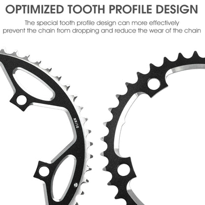 WEST BIKING 2-Piece 53t-39t Road Bike Aluminum Alloy Gear, WEST BIKING 53t-39t, WEST BIKING 2-Piece