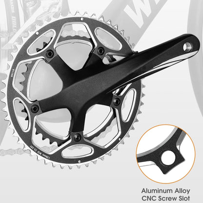 WEST BIKING 2-Piece 53t-39t Road Bike Aluminum Alloy Gear, WEST BIKING 53t-39t, WEST BIKING 2-Piece