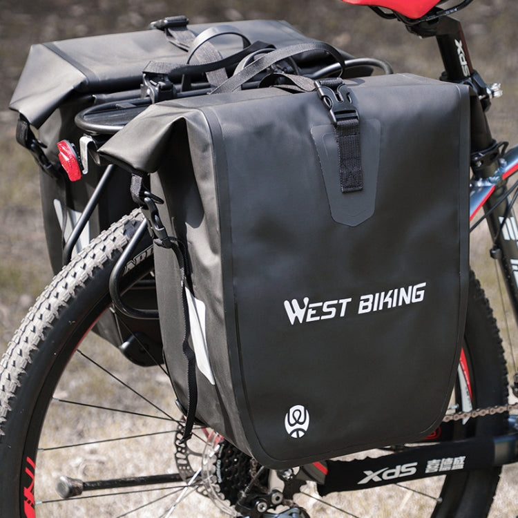 WEST BIKING 25L Mountain Bike Shelf Waterproof Reflective Camel Bag, WEST BIKING 25L Camel Bag