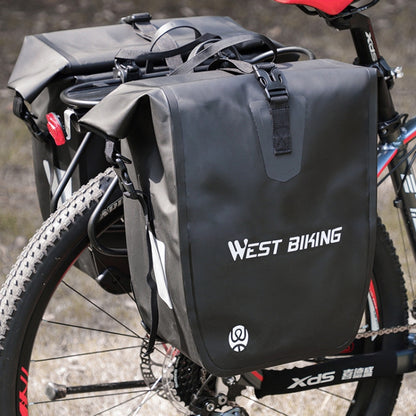 WEST BIKING 25L Mountain Bike Shelf Waterproof Reflective Camel Bag, WEST BIKING 25L Camel Bag