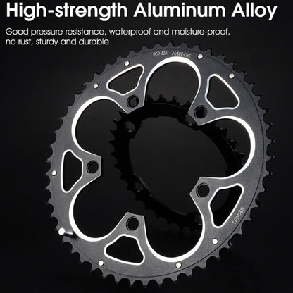 WEST BIKING 34T-50T Road Bike Racing Folding Chainwheel, WEST BIKING 34T-50T