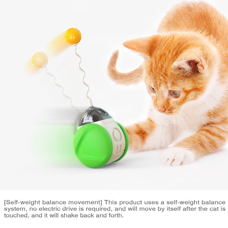 FSC-01 Electric Sounding Tumbler Cat Toy Funny Cat Ball, Yellow, Lake Blue, Green, Pink