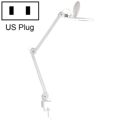 TS-9827 8X Multifunctional Clip-on Work Maintenance Magnifier with LED Light, 8X (US Plug)
