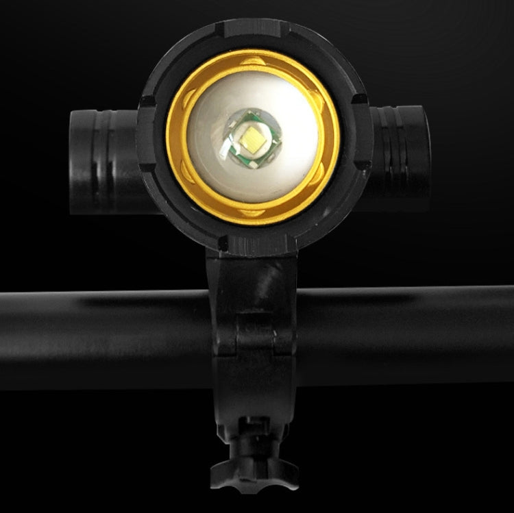 7602 LED USB Charging Telescopic Zoom Bicycle Front Light, Specification:, Headlight, Headlight + 928 Taillight, Headlight + 056 Taillight, Headlight + Gem Lamp, Headlight +11034 Taillight, Headlight + 918 Taillight, 2 Headlight + 056 Taillight