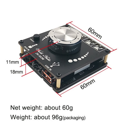 ZK-502M Stereo Bluetooth Digital Power Amplifier Motherboard, ZK-502M