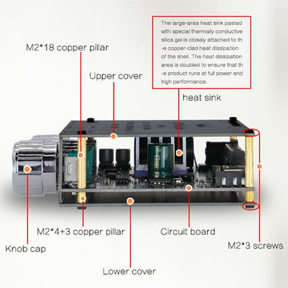 XINYI XY-S100L Sini Audio Channel 2.1 Bluetooth Power Board Module, XY-S100L
