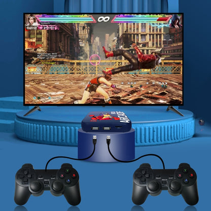 For PS1/PSP/N64/DC Wired Video Game Machine Box 4K HD Display, UK Plug, 64G UK Plug, 128G UK Plug, 256G UK Plug