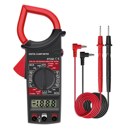 ANENG DT266  Automatic High-Precision Clamp Multimeter with Buzzer, DT266 Red