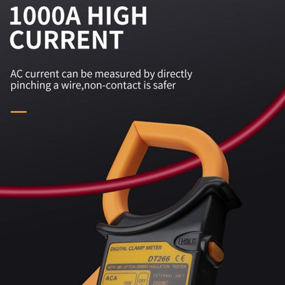 ANENG DT266  Automatic High-Precision Clamp Multimeter with Buzzer, DT266 Red