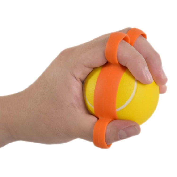 Five-Finger Grip Ball Finger Strength Rehabilitation Training Equipment, Specification: 25 Pound Round (Silicone Sleeve), 25 Pound Round (Silicone Sleeve), 10 Pound Round (Silicone Sleeve), 30 Pound Oval (Silicone Sleeve)