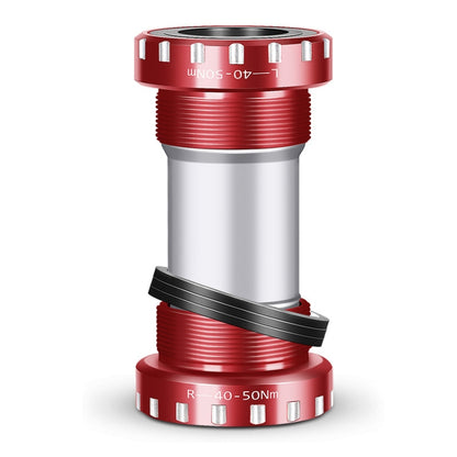 WEST BIKING Mountain Road Bike Screw-In Bearing Bottom Axle, Black, Silver, Red, Gold, Green, Purple