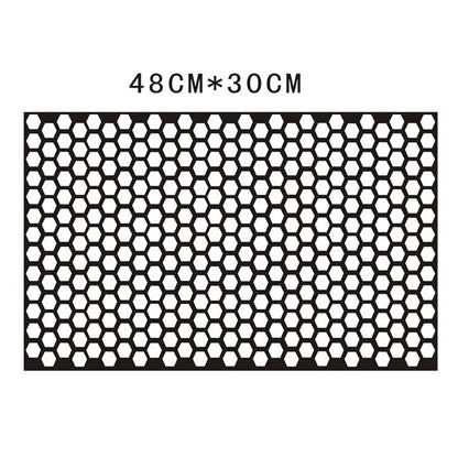 5 PCS Car Honeycomb Tail Lamp Film Universal Personality Modified Light Film Sticker