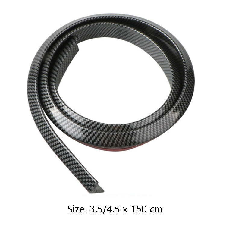 Car Universal Tail Paste Top Wing, 3.5cm Matte Black, 3.5cm Bright Black, 3.5cm Carbon Fiber Black, 4.5cm Carbon Fiber Black, 4.5cm Matte Black