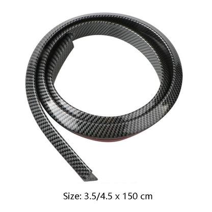 Car Universal Tail Paste Top Wing, 3.5cm Matte Black, 3.5cm Bright Black, 3.5cm Carbon Fiber Black, 4.5cm Carbon Fiber Black, 4.5cm Matte Black