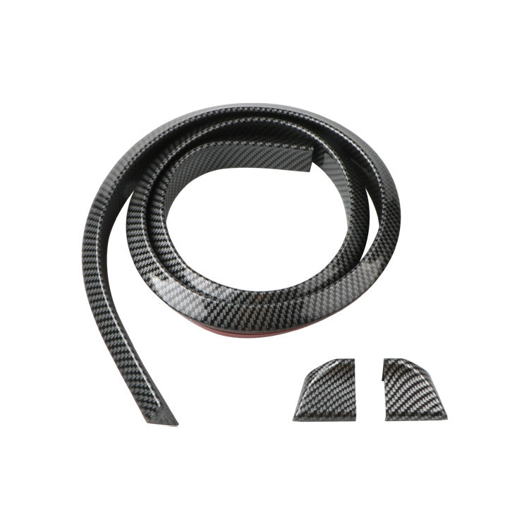 Car Universal Tail Paste Top Wing, 3.5cm Matte Black, 3.5cm Bright Black, 3.5cm Carbon Fiber Black, 4.5cm Carbon Fiber Black, 4.5cm Matte Black