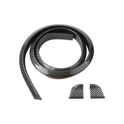 Car Universal Tail Paste Top Wing, 3.5cm Matte Black, 3.5cm Bright Black, 3.5cm Carbon Fiber Black, 4.5cm Carbon Fiber Black, 4.5cm Matte Black