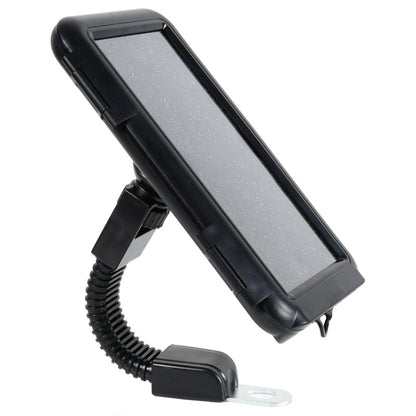 Motorcycle Bicycle Waterproof Mobile Phone Holder, Style:, Flat Button (6.5 inch), Rearview Mirror (6.5 inch), Handlebar (7 inch), Rearview Mirror (7 inch)