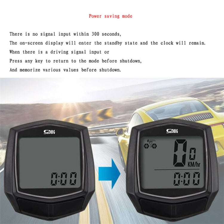 SUNDING SD-581 Bicycle Wired Code Meter Speedometer Odometer, SUNDING SD-581