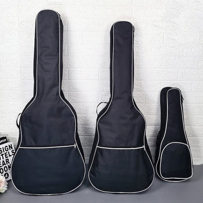Cotton Padded Oxford Cloth Backpack, Spec:, For 38 inch Guitar, For 21 inch Ukulele, For 23 inch Ukulele