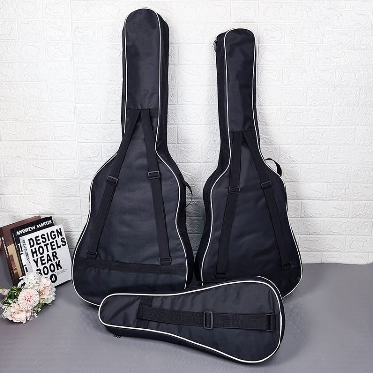 Cotton Padded Oxford Cloth Backpack, Spec:, For 38 inch Guitar, For 21 inch Ukulele, For 23 inch Ukulele