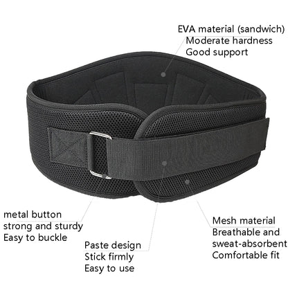 Sports Waist Support Squat Weightlifting Training Belt, Size:, M, L, XL