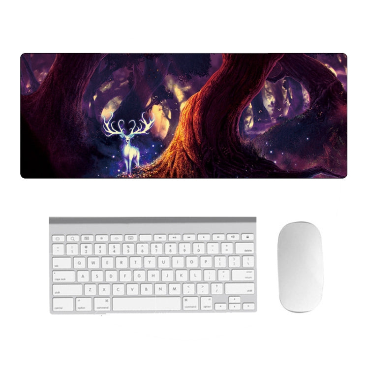 Hand-Painted Fantasy Pattern Mouse Pad, Size:, 300 x 800 x 1.5mm Not Overlocked, 300 x 800 x 2mm Seaming, 300 x 800 x 3mm Seaming, 300 x 800 x 4mm Seaming, 300 x 800 x 5mm Seaming, 400 x 900 x 1.5mm Not Overlocked, 400 x 900 x 2mm Seaming...