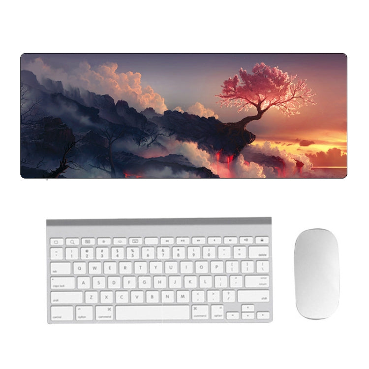 Hand-Painted Fantasy Pattern Mouse Pad, Size:, 300 x 800 x 1.5mm Not Overlocked, 300 x 800 x 2mm Seaming, 300 x 800 x 3mm Seaming, 300 x 800 x 4mm Seaming, 300 x 800 x 5mm Seaming, 400 x 900 x 1.5mm Not Overlocked, 400 x 900 x 2mm Seaming...