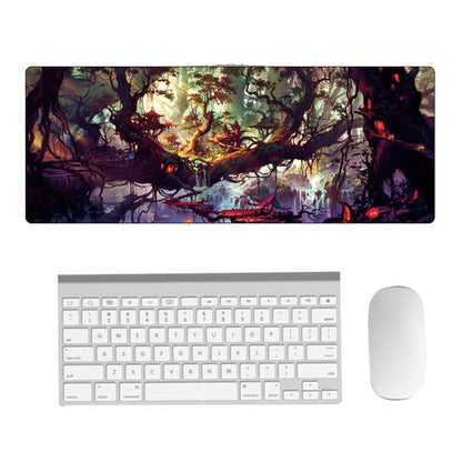Hand-Painted Fantasy Pattern Mouse Pad, Size:, 300 x 800 x 1.5mm Not Overlocked, 300 x 800 x 2mm Seaming, 300 x 800 x 3mm Seaming, 300 x 800 x 4mm Seaming, 300 x 800 x 5mm Seaming, 400 x 900 x 1.5mm Not Overlocked, 400 x 900 x 2mm Seaming...