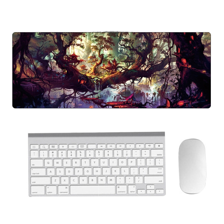 Hand-Painted Fantasy Pattern Mouse Pad, Size:, 300 x 800 x 1.5mm Not Overlocked, 300 x 800 x 2mm Seaming, 300 x 800 x 3mm Seaming, 300 x 800 x 4mm Seaming, 300 x 800 x 5mm Seaming, 400 x 900 x 1.5mm Not Overlocked, 400 x 900 x 2mm Seaming...