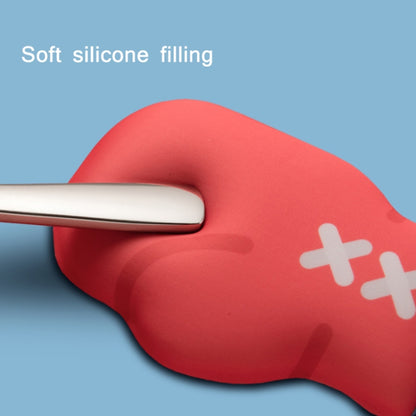 Boxing Gloves Office Silicone Keyboard Mouse Pad, Hand Rest, Mouse Pad