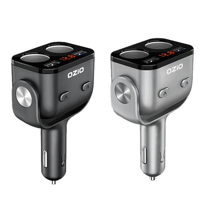 Ozio Car Charger Cigarette Lighter With USB Plug Car Charger, Y34Q 5.3A Black, Y48Q 6.5A Black